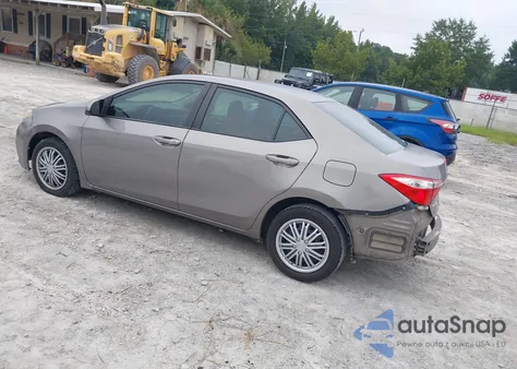 2016 Toyota Corolla Le z USA, uszkodzony, nr VIN 2T1BURHE5GC660875